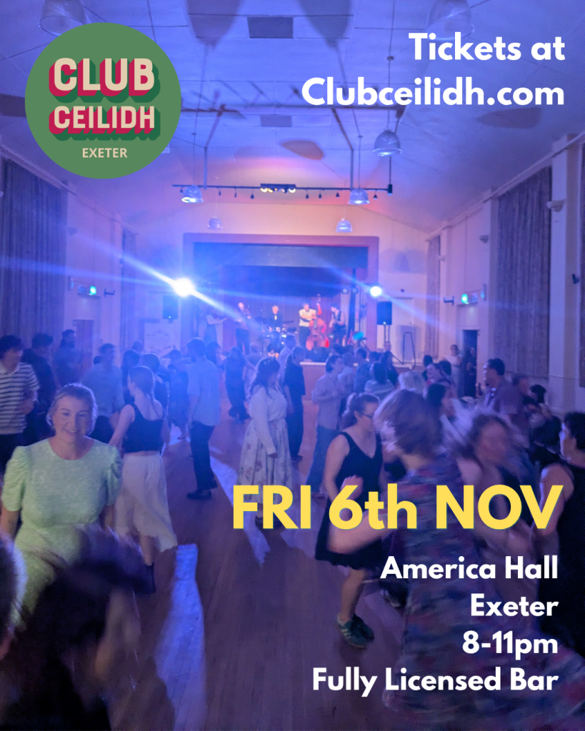 Club Ceilidh Exeter- Friday 6 November 2026