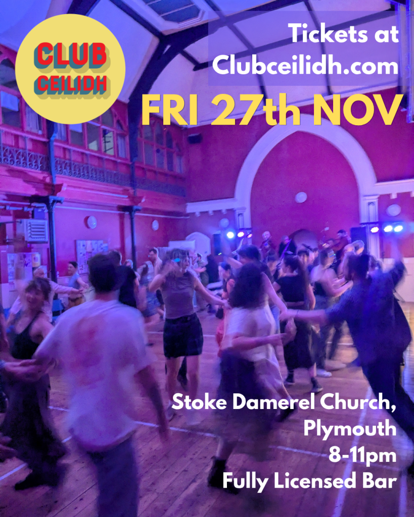 Club Ceilidh Plymouth – Friday 27 November 2026