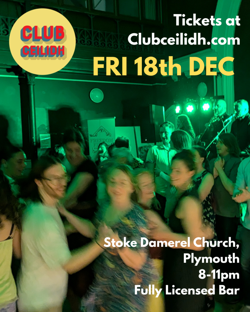 Club Ceilidh Plymouth – Friday 18 December 2026